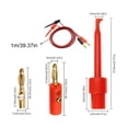 thumbnail image 3 of lixuesong 4mm Banana Plug to Electric Hook Clip Test Leads Cable Copper Cores for Electrical Testing and Measurement Accessories, 3 of 3