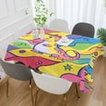 thumbnail image 2 of Yayeee Tablecloths 60" x 90" Rectangle Wrinkle Resistant Party Table Cover, Vibrant Dinosaur, 2 of 8