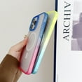 thumbnail image 6 of For iPhone 14 Pro Case for Women Men, Stylish Ripple Back Cover Compatible with Magsafe Slim Fit Shockproof Drop Protection Thin Phone Case for Apple iPhone 14 Pro, Blue+Rose, 6 of 7