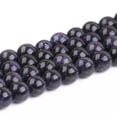 thumbnail image 3 of K-KED Gemstone Blue Sandstone Beads Round Loose Spacer Beads Delicate Jewelry Making Strand 15"-10 mm, 3 of 6