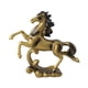 thumbnail image 2 of Estatua de caballo, figura de escritorio, coleccionable, creativa, decorativa, modelo animal Oro verde, 2 of 6