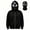 Black, variant on Superhero Hoodie Costume for Adults, Zip-Up Hooded Sweatshirt with Full Face Mask, Graphic Hero Jacket for Halloween Cosplay, Costume Party, Festival Events & Novelty Dress Up,Coffee 4XL
