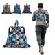 thumbnail image 1 of Mochila con Cordón, Bolsa Común con Cordón, Bolsa de Almacenamiento Plegable, Bolsa Deportiva para Fitness, Mochila de Viaje con Bolsillo con Cordón., 1 of 6