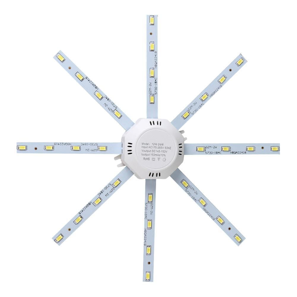 12/16/20/24W LED Octopus Bedroom Ceiling Panel Light Module Lamp Board Decor 
