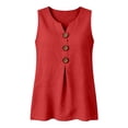 thumbnail image 4 of SRZYMJ Womens Cropped Sweater Vest Round Neck Sleeveless Button Up Cardigan Casual Knit Tank Tops, 4 of 4