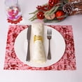 thumbnail image 5 of Holzlrgus 2 Pieces Red Table Runner Sequin Glitter Mesh Table Runner 11"x108" Red Table Decorations for Wedding Party Valentine's Day Christmas, 5 of 7