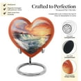 thumbnail image 3 of Waterfall Sunset Urns For Human Ashes - Cremation Urns For Adult Ashes Women - Burial Urns For Adult Human Ashes - Cremation Urns For Adult Ashes Male Female - Urn For Mom & Dad 8 Inches, 3 of 5