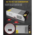 thumbnail image 4 of Convertidor de fuente de alimentación EAGWELL 12V 1000W AC a DC para RV, 4 of 9