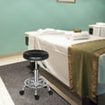 thumbnail image 3 of Round Stool with Lines Rotation Bar Stool, Black, 3 of 14