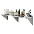 thumbnail image 5 of KFFKFF 18" x 72" Stainless Steel Ledge, Wall-anchored Sturdy Shelving with Supports, 500 lbs Bearing Weight Commercial Racks, Robust Storage Stand for Eatery, Domestic Kitchen, Pub, Residence,and Inn, 5 of 8