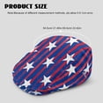 thumbnail image 4 of HUIACONG Vintage Newsboy Hat for Men - Patriotic American Flag Print All-Season Lightweight Durable Cap for Daily, Gifting for Father's Day or Birthdays, 4 of 4