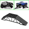 thumbnail image 5 of Kuntesetty RC Car Obstacle Ramp Bridge Practical Durability Accessories for TRX4M SCX24 Black, 5 of 9