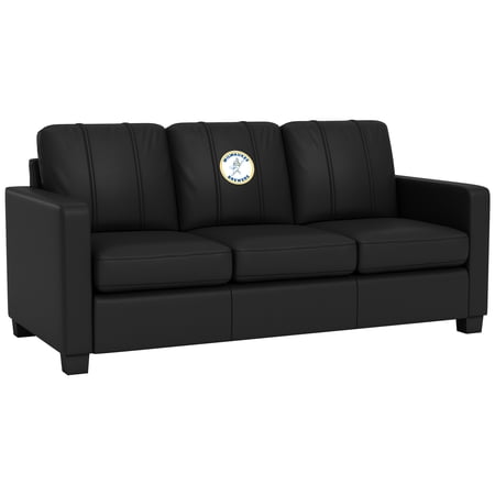 DreamSeat Black Dyno Stationary Sofa Embroidered Milwaukee Brewers Cooperstown Primary