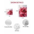 thumbnail image 7 of Red Rose Fantasy Kitchen Dish Towels for Drying Dishes Set of 2, Elegance Floral Romantic Reflection Waffle Weave Microfiber Terry Hand Tea Bathroom Towels Quick Dry & Absorbent Towel 12x12, 7 of 7