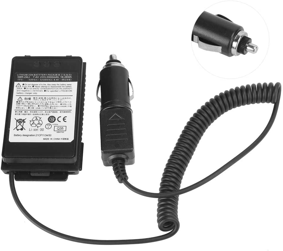 ABS for YAESU FT‑70D YAESU FT‑70DR YAESU FT‑70DS Battery Canceller Vehicle Power Supply Adapter