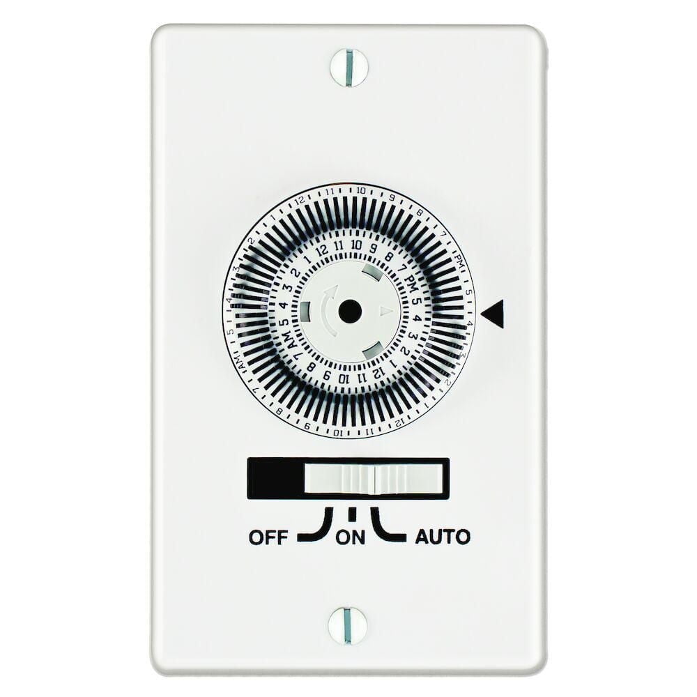 Intermatic 20 Amp Electromechanical SPST In-Wall Dial Timer