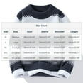 thumbnail image 2 of qucoqpe Mens Fashion Mink Fleece Sweater Color Block Casual Long Sleeve Crewneck Knit Pullover Shirts, 2 of 4