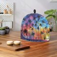 thumbnail image 4 of HELLHERO Coffee Pot Cloth Covers Easy to Clean Polyester Canvas for Creative Gifts, Palm trees, 4 of 6