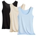 thumbnail image 2 of Women's Tank Tops Women'S 3Pc Summer Ice Vest Wear A Base Shirt,Blue Women's Tanks & Camis XL, 2 of 4