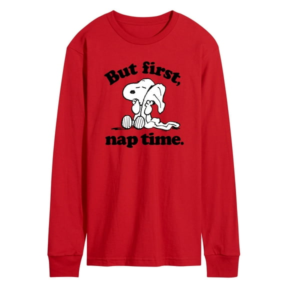 Peanuts - Snoopy First Nap Time - Men's Long Sleeve T-Shirt