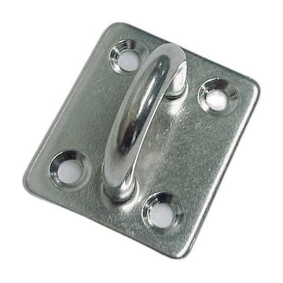 Boat Deck Stainless Steel 316 Square Pad Eye Rigging Lift 3/16" Marine Grade