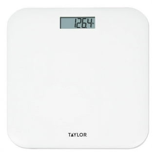 Mechanical Rotating Dial Bath Scale, White – Taylor USA