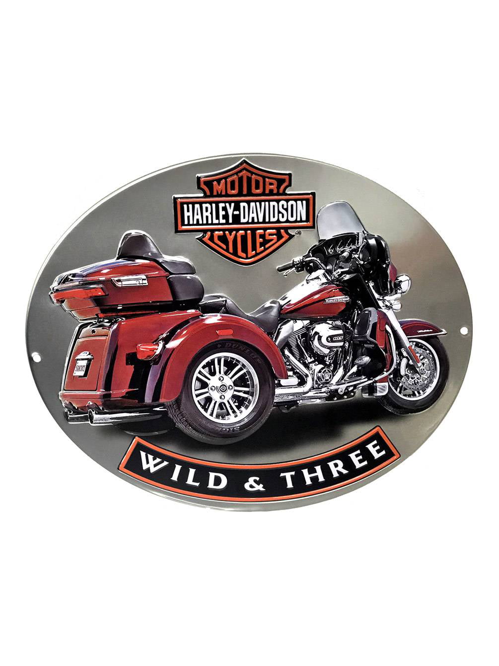 Harley Davidson Inspired Motorcycle Novelty Gift Aluminium Tin Metal Sign 