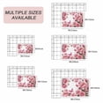 thumbnail image 6 of Pink Roses Outdoor Rug 4x6 Ft, Non Slip Washable Area Rug, Spring Floral Elegant Pastoral Butterfly Patio Rugs Carpet Runner, Large Floor Mat for Indoor/Outdoor Deck Porch Camping, 6 of 8