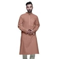 thumbnail image 3 of Atasi Kurta Imprimé pour Hommes Col Mandarin Popeline de Coton Kurta Chemise Décontractée, 3 of 7