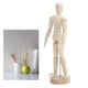 thumbnail image 3 of Maniquí De Madera De 21,7 Cm De Alto, Modelo Humano De Dibujo Ajustable Movible Para Adornos Del Hogar, 3 of 7
