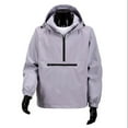 thumbnail image 6 of Zylanna Men's Hooded Sweatshirts with Pockets, Half-Zip Casual Soft & Warm Solid Color Sport Hoodies Pullover for Men Purple, 6 of 6