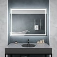 thumbnail image 3 of Swcorp  36 x 48 in. Anzzi Frameless LED Front & Back Light Bathroom Mirror with Defogger, Silver, 3 of 9