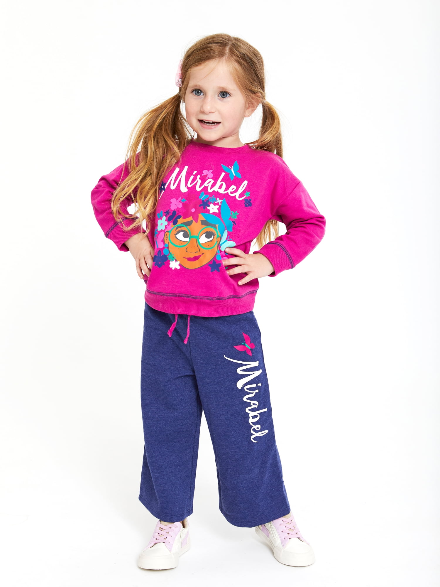 Disney's Encanto Baby and Toddler Girls Top and Pant Outfit Set, 2-Piece, 12 Months-5T