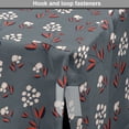 thumbnail image 4 of Floral Dog Crate Cover, Spring Petals Inspirational Branches Mother Nature Japanese Botany, Easy to Use Pet Kennel Cover for Medium Large Dogs, 35" x 23" x 27", Pale Peach Vermilion, by Ambesonne, 4 of 6