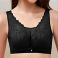 thumbnail image 5 of Gymayou Wire-Free Minimizer Bra for Full Figure Women Thin Breathable Full Coverage Anti-Sagging Bra with Side Support Comfort Bras Black 2XL, 5 of 7