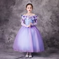 thumbnail image 7 of Princess Dress Costume Purple Princess Ball Gown Halloween Party Dress up for 3-12Y, 7 of 7