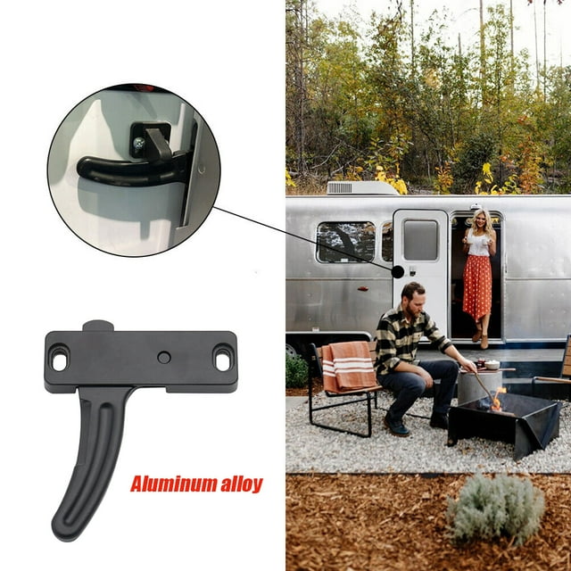 VONKY RV Écran Fenêtre Porte Serrure Porte Serrure Main Fermer Poignée Kit pour Camping-Car Droit