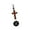 Black, variant on Elegant Automotive Mirror Wooden Crosses Charm With Hanging Design For Ornament Religious Gift