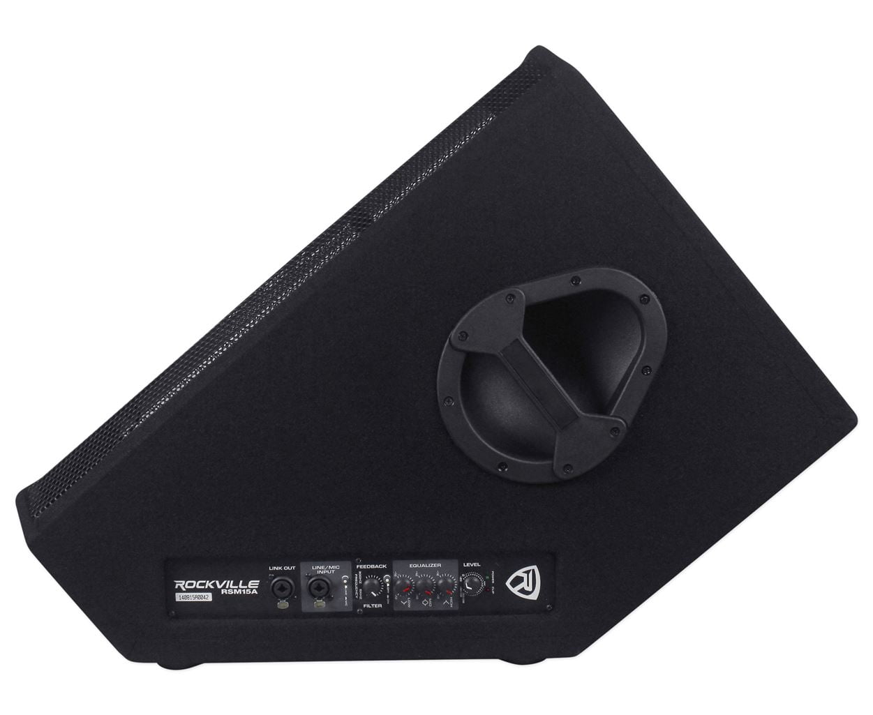 (2) Rockville RSM15A 15" 2-Way Powered Active Floor Monitor Speakers 2800 Watts