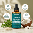 thumbnail image 4 of Happee Candida Cleanse Liquid Drops 10-in-1 Detox Support Women Men 2 Fl oz, 4 of 10