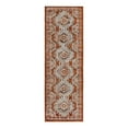 thumbnail image 3 of Unique Loom Charlotte Collection Area Rug - Quail (2' x 6' 1" Runner Terracotta/Light Blue), 3 of 7