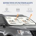 thumbnail image 4 of Wukai Summer Vacation Scene With Camping Van Print Windshield Sun Shade, Car Front Window Shades Sunshade Cover Sun Visor Shield Block Automotive Interior Protector Blocks UV Rays-Large, 4 of 6