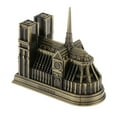 thumbnail image 3 of Artesanía de decoración para hogar del de del de Satue del de aleación CUTICAT Estatua del edificio de Notre Dame, 3 of 8