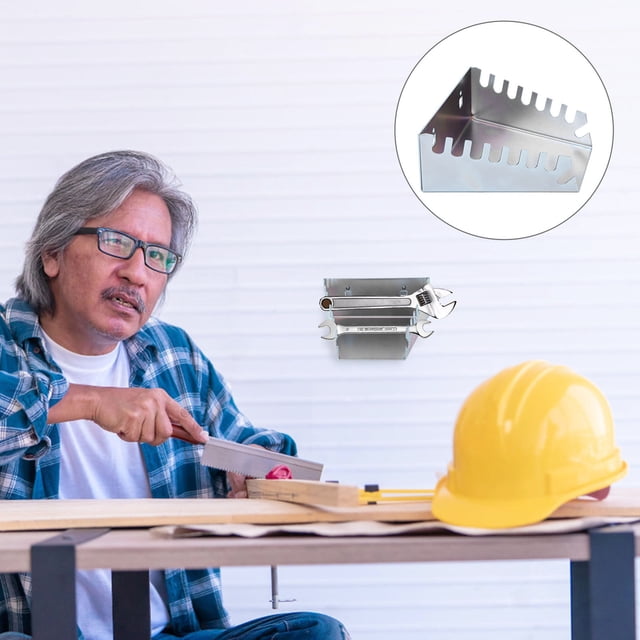 OUNONA 1 Pce Porte-Clés à Panneau Perforé en Métal pour Rangement de Garage 5,7 X 4,9 Po