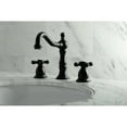 thumbnail image 2 of Kingston Brass KS1970AX 8 in. Widespread Bathroom Faucet, Matte Black, 2 of 5