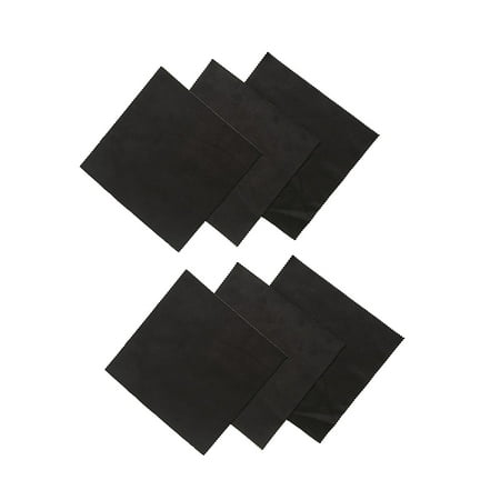 - Black Suede Premium Optical 6'x6' Microfiber Cleaning Cloths - For Screens, Lenses, Glasses, Apple iPads and more (6 Pack)