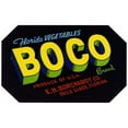 thumbnail image 3 of Anonymous 18x13 Black Modern Framed Museum Art Print Titled - Boco Brand Florida Vegetables Label (1930-1950), 3 of 5