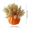 thumbnail image 4 of Cheapark Christmas Thanksgiving Foam Pumpkin Decoration - Autumn Grass Accent Design - Table Center, Counter & Window Decor For Harvest Festival, 4 of 6