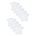 thumbnail image 2 of Hanes Men's Tagless ComfortSoft White Crewneck T-Shirts, 6 + 3 Bonus Pack, 2 of 4