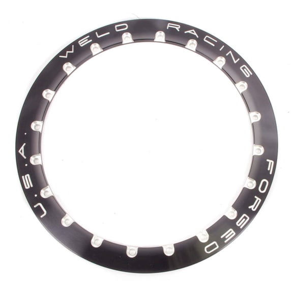 Weld Racing Beadloc Ring - Black 20-Hole For 15in Wheel
